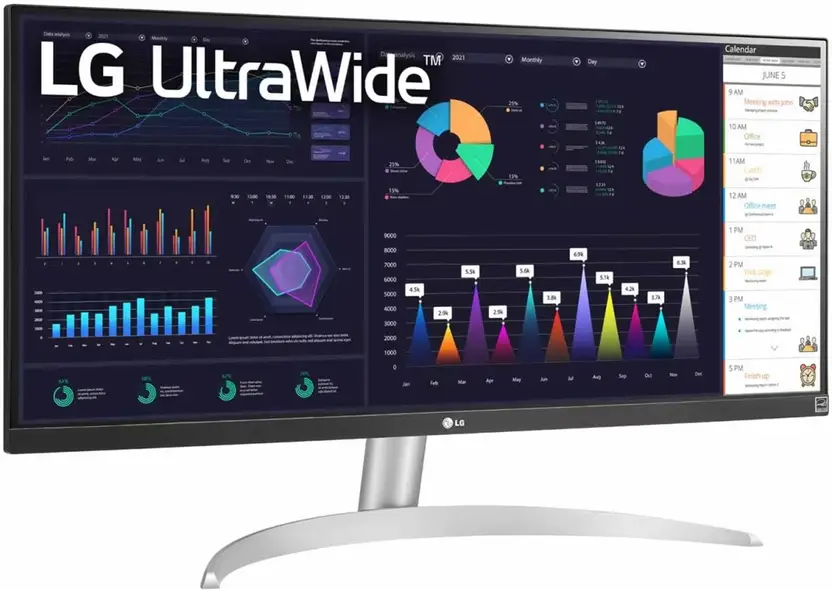 LG ULTRAWIDE (29WQ600), 2k, 29-inch, HDMI, Type-C Charging, WFHD LED Backlit IPS Panel Gaming Monitor, 7W Speaker Inbuilt Speakers, sRGB 99% (Response Time: 1 ms, 100 Hz Refresh Rate)