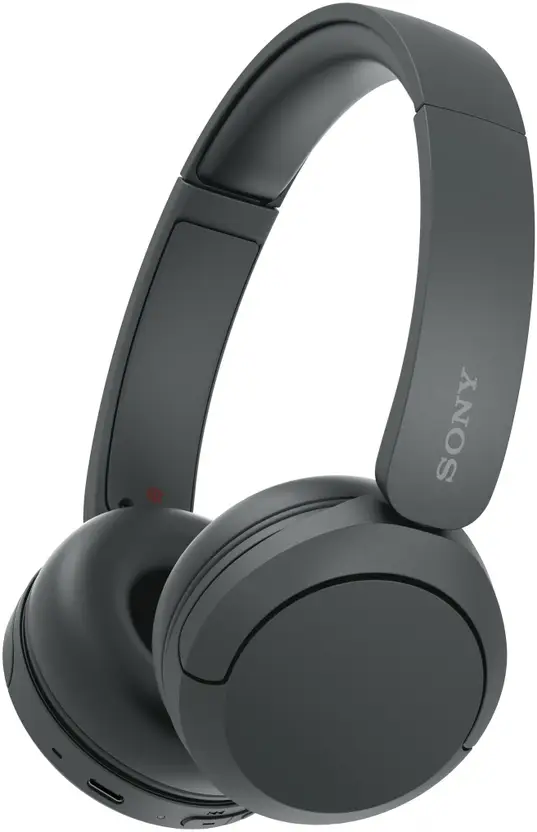 SONY WH-CH520 with 50 Hrs Playtime, DSEE Upscale, Multipoint Connection/Dual Pairing Bluetooth (Black, On the Ear)