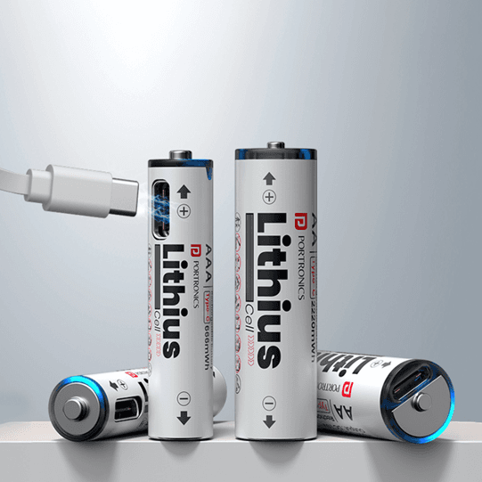Portronics AAA Lithius Type C Rechargeable Batteries Review: USB-C Rechargeable AAA Cells in India